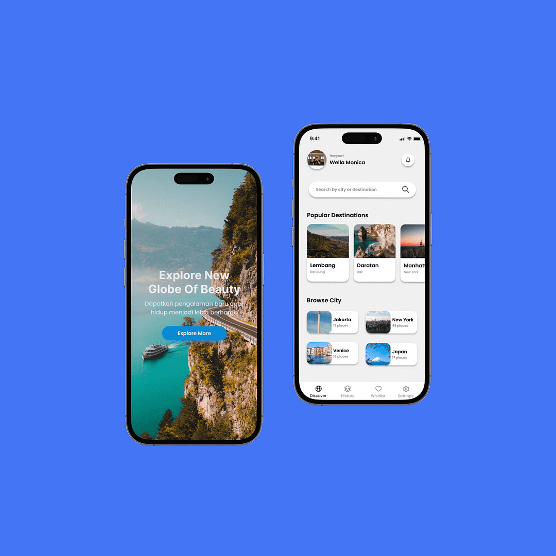 tomyandreas.com Tomy Andreas travel app design ui/ux design